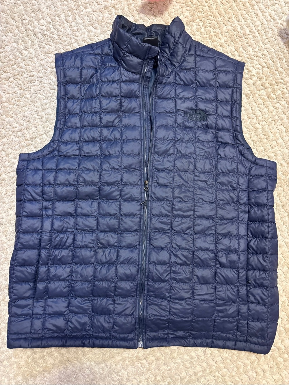 The North Face Men’s Navy Quilted Packable Vest